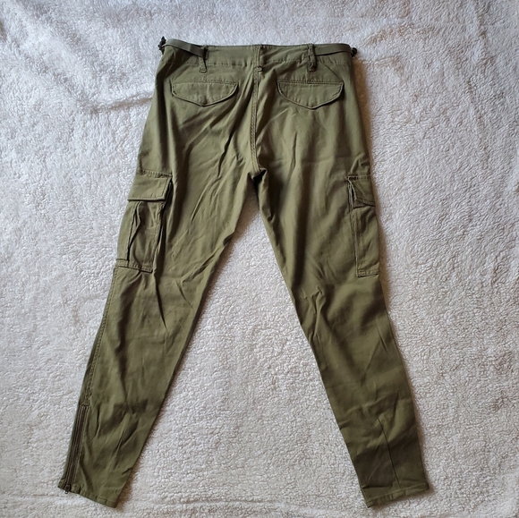 NWT Ralph Lauren Denim & Supply Skinny Military Cargo Pants in Green - Picture 3 of 9